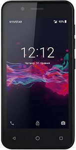 Смартфон 2E E450A Dual Sim 1/8GB Black (708744071156) - Фото 1