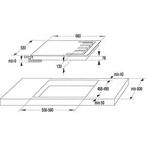 Варильна поверхня Gorenje GW 6D41 MB (GW6D41MB) mp.test-s.org.ua - Фото 1