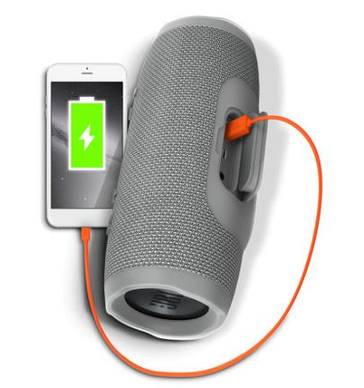 Акустична система JBL Charge 3 Gray (JBLCHARGE3GRAYEU), фото №4