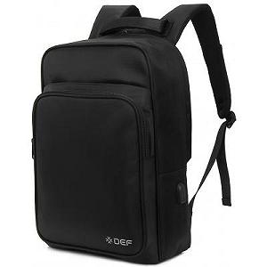 Рюкзаки для ноутбуков DEF 15.6" DW-02 anti-theft black (378538) - Фото 1