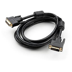 Кабель мультимедійний Vinga DVI 24+1 3.0 m (VCPDCDVIMM3BK) - Фото 1