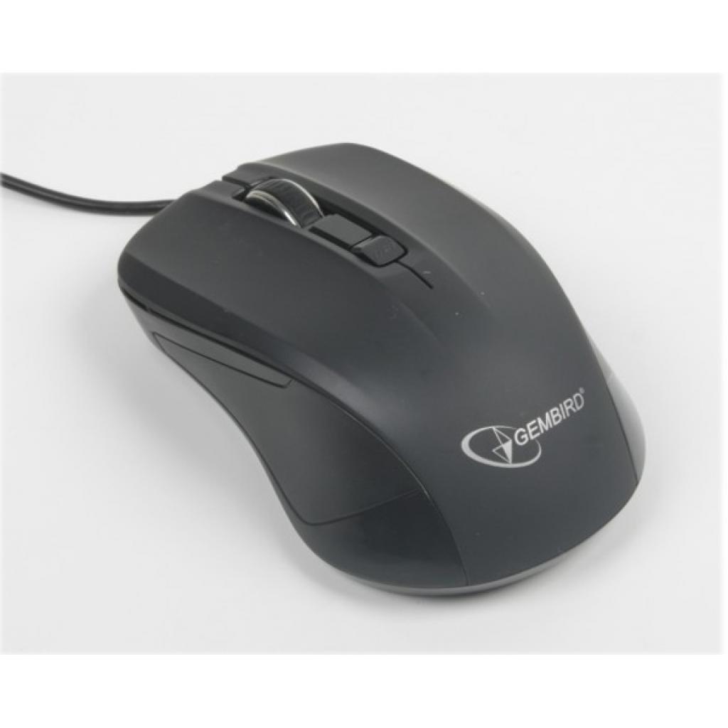 Мишка Gembird MUS-201 USB Black (MUS-201), фото №3