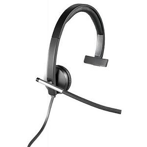 Навушники Logitech H650e USB Headset Mono (981-000514) - Фото 1