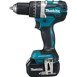 Шуруповерты Makita дрель-шуруповерт с ударом LXT, 18В, 5Аг х 2шт, DC1 (DHP484RTE) - Фото 1