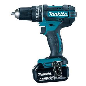 Шуруповерты Makita дрель-шуруповерт с ударом LXT, 18В, 4Аг х 2шт, DC1 (DHP482RME) - Фото 1