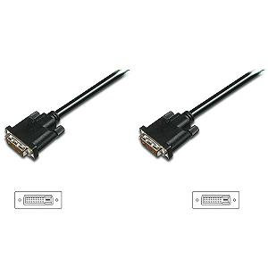 Кабель мультимедийный Digitus DVI-D to DVI-D 2.0m (AK-320108-020-S) - Фото 1