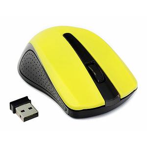 Мишка Gembird MUSW-101-Y 1200dpi yellow (MUSW-101-Y) - Фото 1