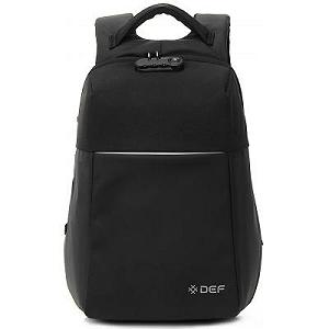 Рюкзак для ноутбуку DEF 15.6" DW-01 anti-theft black (378536) mp.test-s.org.ua - Фото 1
