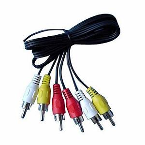 Кабель мультимедійний Atcom 3RCA to 3RCA 3.0m (10712) - Фото 1