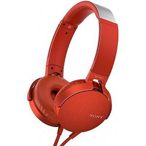 Навушники Sony MDR-XB550AP Red (MDRXB550APR.E) - Фото 1