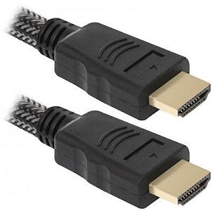 Кабель мультимедийный Defender HDMI to HDMI 2m HDMI-07PRO v1.4 (87342) mp.test-s.org.ua - Фото 1