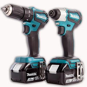 Шуруповерты Makita LXT (DTD155, DDF483, DC18RC, BL1830Bx2, сумка) (DLX2220) - Фото 1