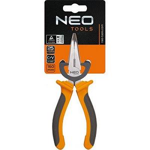 Плоскогубцы Neo удлиненные вигнутые, 160 мм (01-015) mp.test-s.org.ua - Фото 1