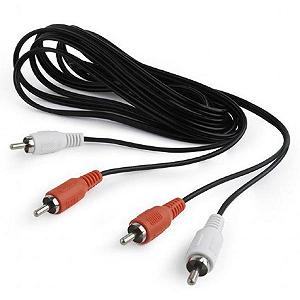 Кабель мультимедійний Cablexpert 2RCA to 2RCA 1.8m (CCA-2R2R-6) - Фото 1