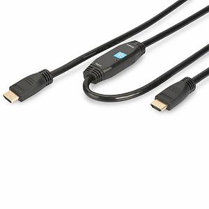 Кабель мультимедійний Digitus HDMI to HDMI 15.0m (DK-330105-150-S) - Фото 1
