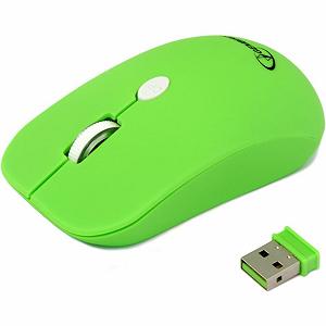 Мишка Gembird MUSW-102-G 1600dpi green (MUSW-102-G) - Фото 1