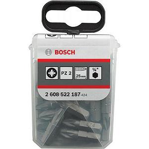 Набір бит BOSCH PT Extra-Hart 25 мм PZ 2, 25 шт (2.608.522.187) mp.test-s.org.ua - Фото 1