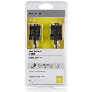 Кабель мультимедійний Belkin VGA 1.8m (F2N028bt1.8M) - Фото 1