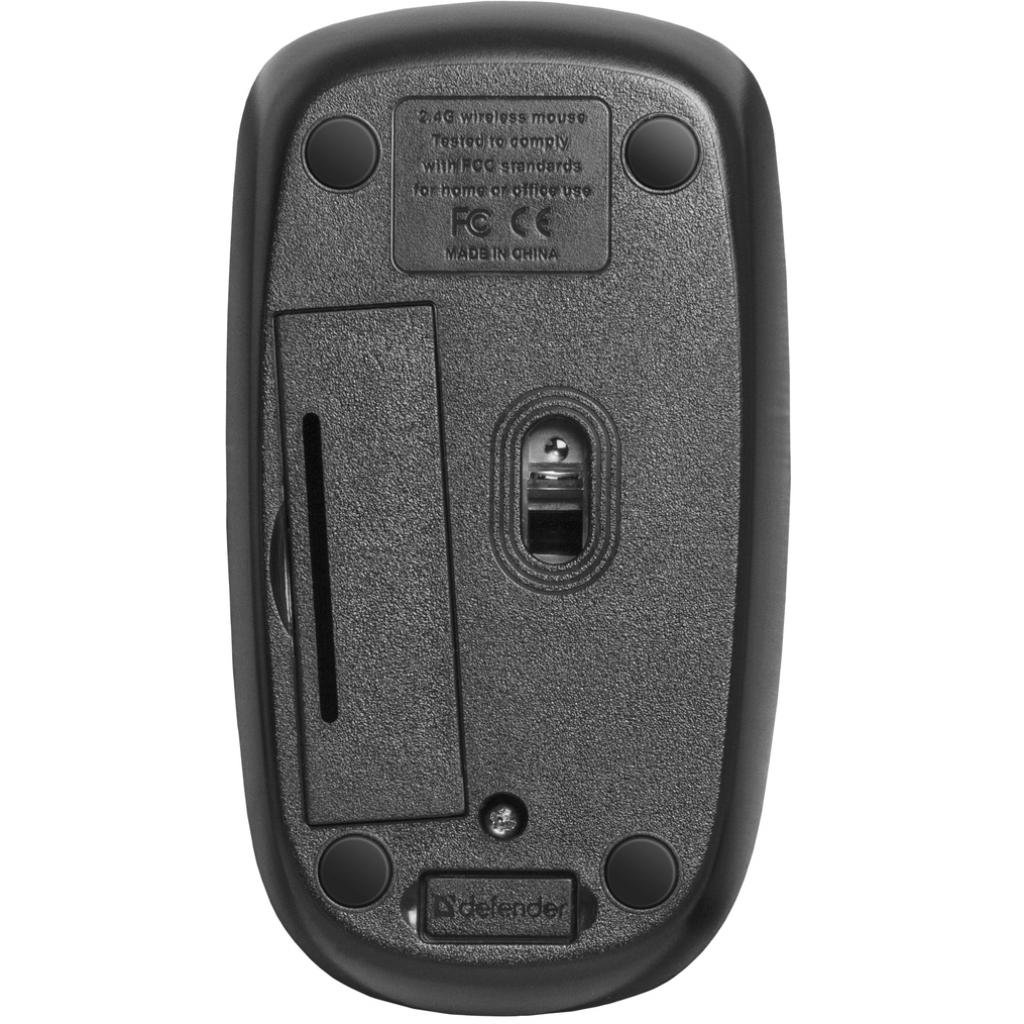 Мишка Defender Datum MM-035 Black (52035), фото №4
