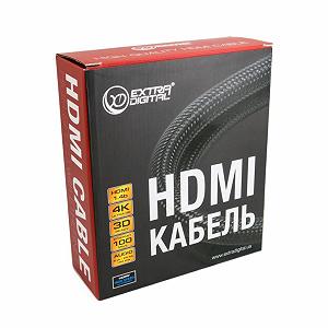 Кабель мультимедийный EXTRADIGITAL HDMI to HDMI  5.0m (KBH1635) mp.test-s.org.ua - Фото 1
