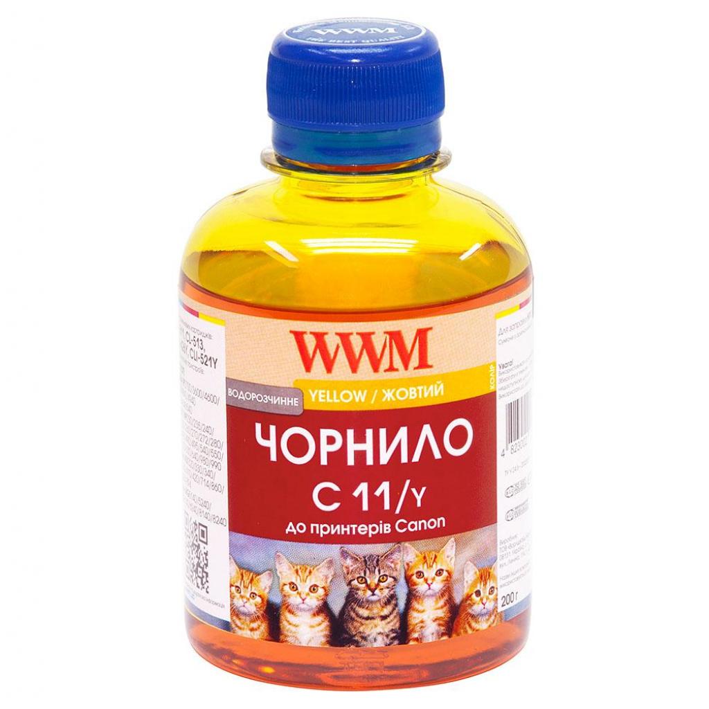Чернила WWM CANON CL441/511/513/CLI521/426 Yellow (C11/Y), фото №1
