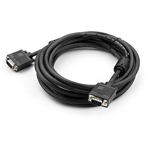 Кабель мультимедійний Vinga VGA 5 m MM ferrite (VCPDCVGAMM5MBK) mp.test-s.org.ua - Фото 1