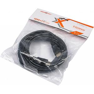 Кабель мультимедійний Maxxter HDMI to HDMI  4.5m (V-HDMI4-15) mp.test-s.org.ua - Фото 1