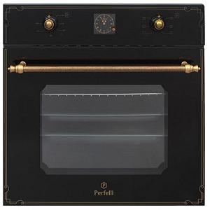 Духовые шкафы Perfelli BOE 6645 BL ANTIQUE GLASS (BOE 6645 BL ANTIQUE GLASS) - Фото 1