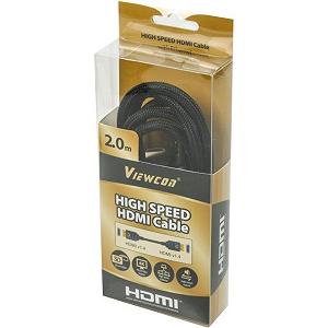 Кабель мультимедийный Viewcon HDMI to HDMI  2.0m (VC-HDMI-165-2m) mp.test-s.org.ua - Фото 1