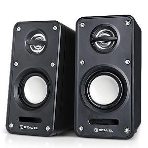 Акустична система REAL-EL S-60, USB, black (S-60) - Фото 1
