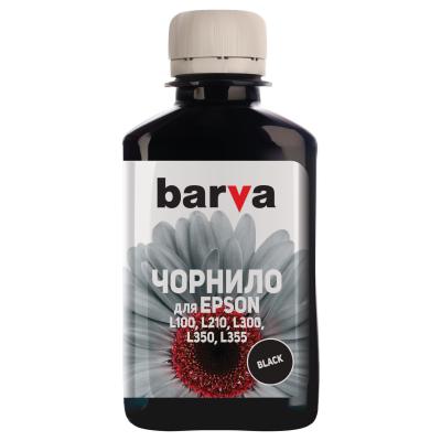 Чернила BARVA EPSON L100/L210/L300/L350/L355 (T6641) 180г BLACK (L100-399), фото №1