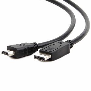 Кабель мультимедійний Cablexpert Display Port to HDMI  1.0m (CC-DP-HDMI-1M) mp.test-s.org.ua - Фото 1