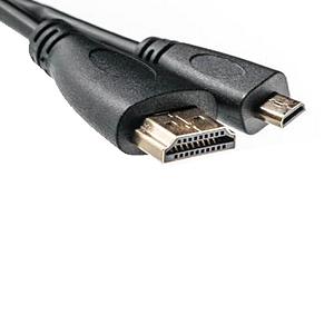 Кабель мультимедийный PowerPlant HDMI A to HDMI D (micro), 0.5m (KD00AS1241) - Фото 1