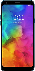 Смартфон LG Q7+ 4/64GB Blue (LMQ610NA.ACISBL) - Фото 1