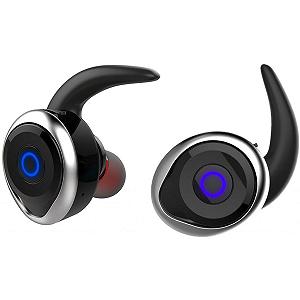 Навушники AWEI T1 Twins Earphones Black-Silver (F_53637) - Фото 1