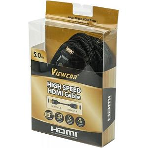 Кабель мультимедійний Viewcon HDMI to HDMI  5.0m (VC-HDMI-165-5m) mp.test-s.org.ua - Фото 1