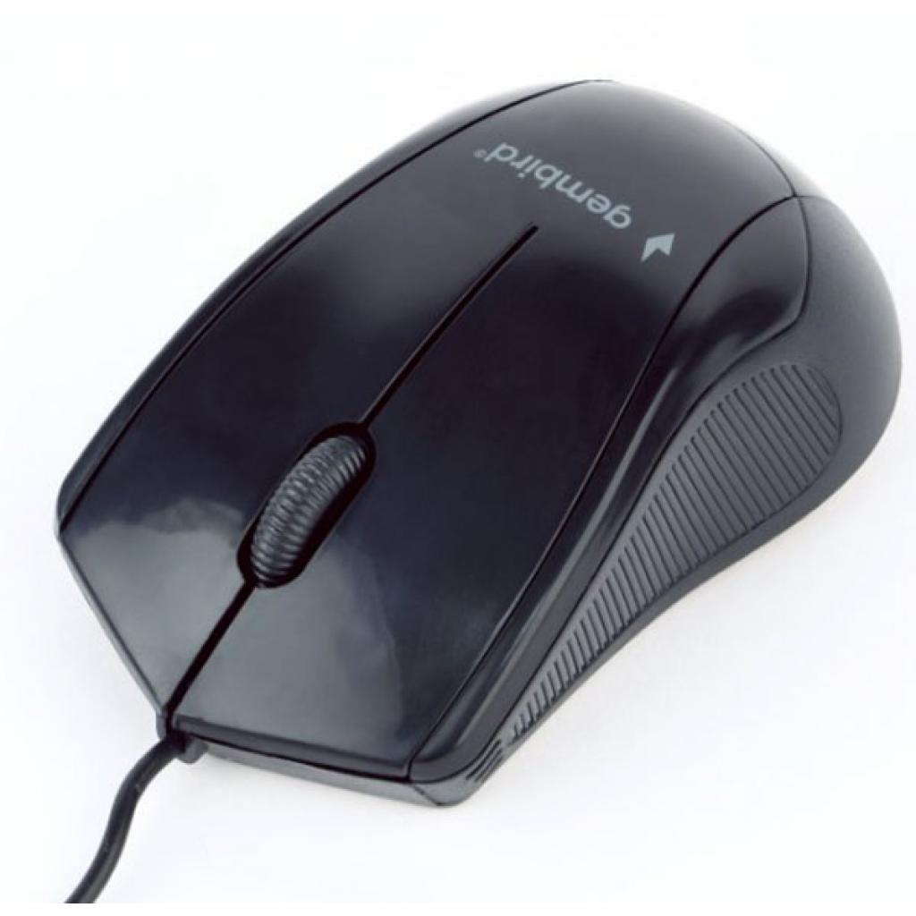 Мишка Gembird MUS-3B-02 Black USB (MUS-3B-02), фото №1