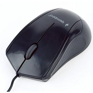 Мишка Gembird MUS-3B-02 Black USB (MUS-3B-02) - Фото 1