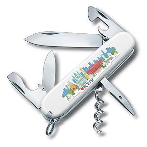 Мультитулы Victorinox Swiss Army Spartan белый с логотипом "Киев" (1.3603.7R2 KYIV) - Фото 1