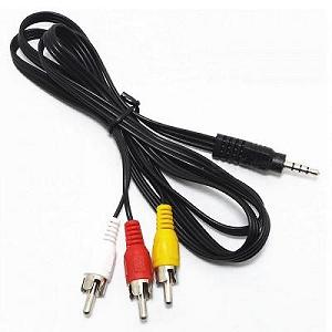 Кабель мультимедийный Atcom Jack TRRS 3.5mm папа/3RCA 1.8m (17320) - Фото 1