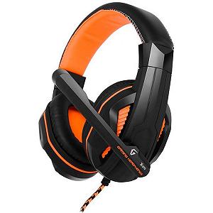 Навушники GEMIX X-370 black-orange (04300102) - Фото 1