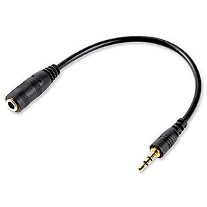 Кабель мультимедійний REAL-EL Jack 3.5mm male/Jack 3.5mm female 1.0m Pro (EL123500041) - Фото 1