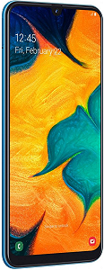 Смартфон Samsung Galaxy A30 3/32GB Blue (SM-A305FZBUSEK) - Фото 1