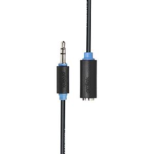 Кабель мультимедійний PROLINK подовжувач Jack 3.5mm папа/Jack 3.5mm мама 5.0m (PB106-0500) - Фото 1