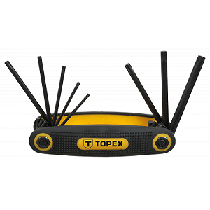 Набір інструментів Topex ключи шестигранные Torx T9-T40, набор 8 шт. (35D959) - Фото 1