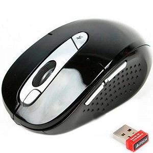 Мишка A4Tech G11-570FX-1 Wireless USB Black/Silver (G11-570FX-1) - Фото 1
