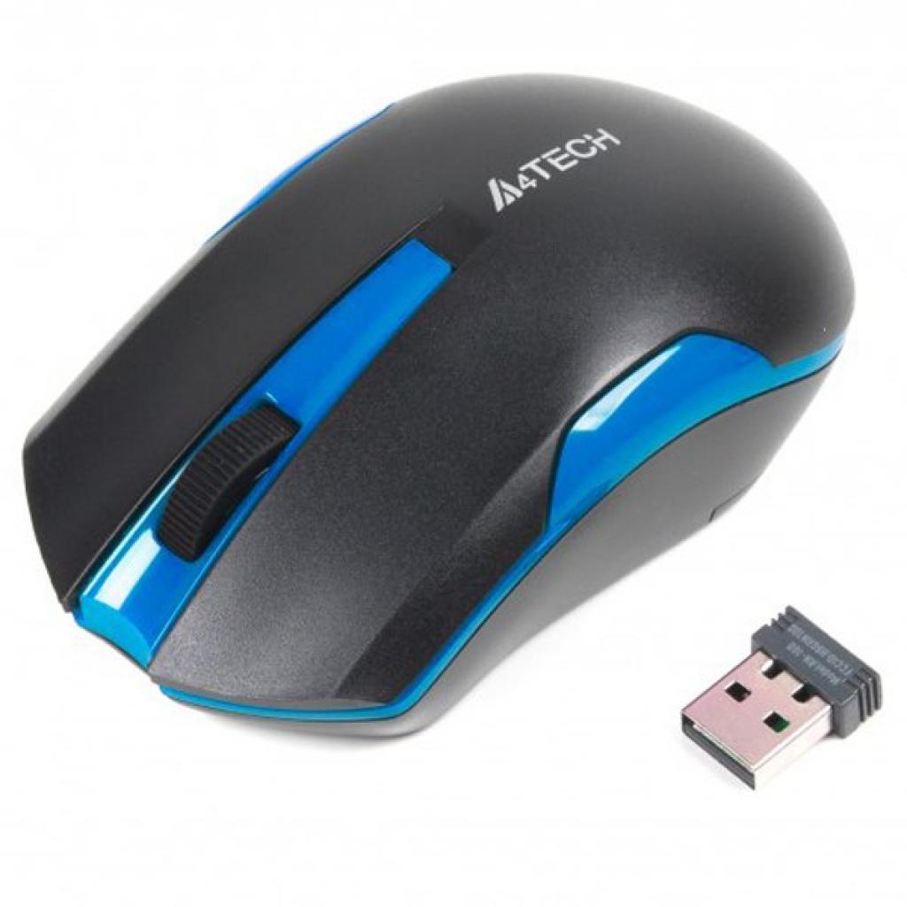 Компьютерная мышь A4Tech G3-200N Black+Blue (G3-200N), фото №1