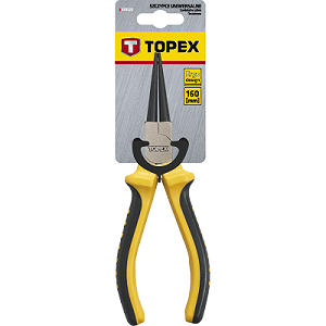 Плоскогубці Topex круглогубцы, 160 мм (32D109) mp.test-s.org.ua - Фото 1