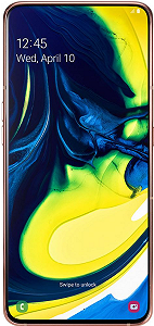Смартфон Samsung Galaxy A80 8/128GB Gold (SM-A805FZDDSEK) - Фото 1