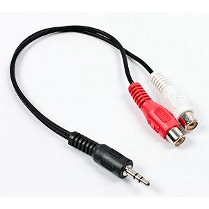 Кабель мультимедійний Cablexpert Jack 3.5mm папа/2RCA мама (CCA-406) - Фото 1